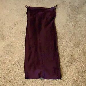 Elegant Purple Slip Dress